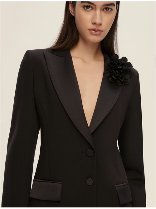 Blazer monopetto con scollo in raso EMME MARELLA | SONNI392/008